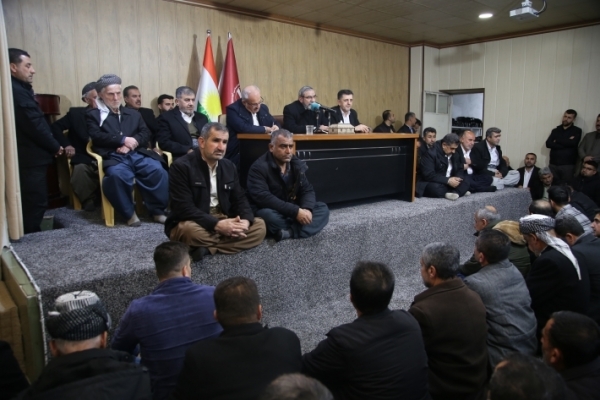 Secretary-General of the Kurdistan Islamic Union meets with the members and cadres of the tenth center