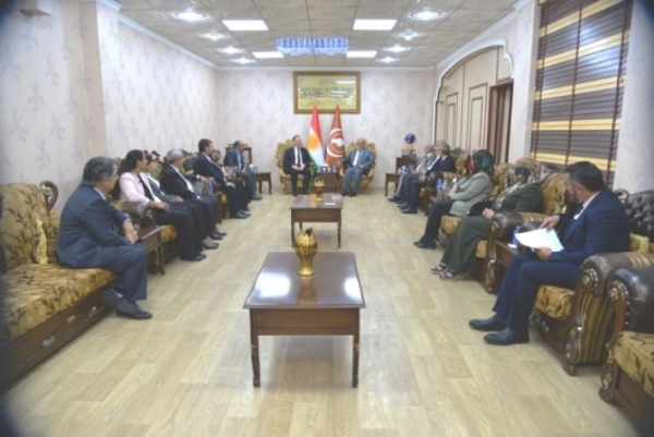 Kurdistan Islamic Union receives a delegation from the Democratic People&#039;s Party